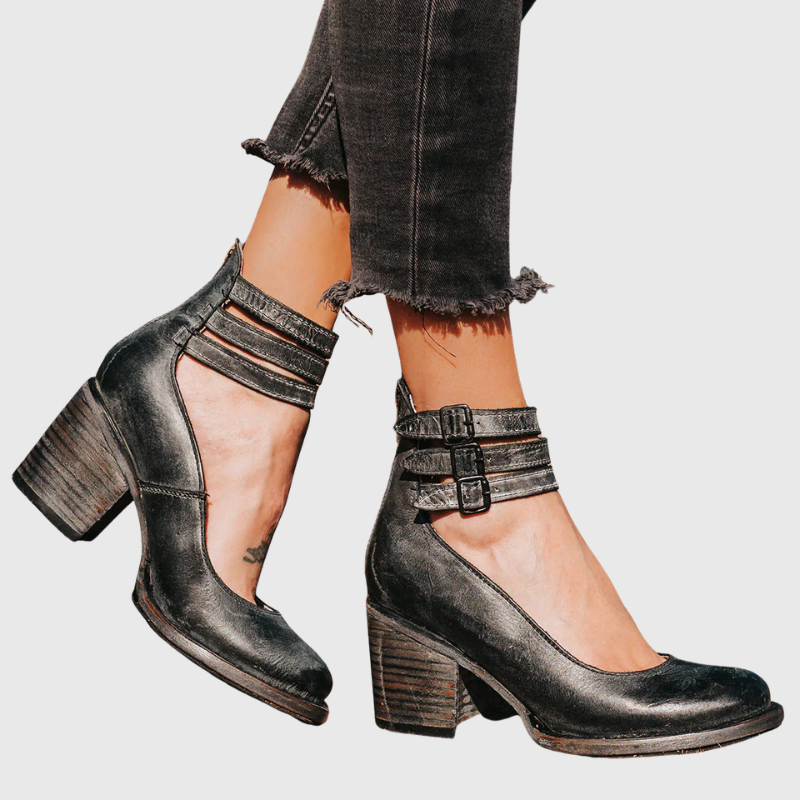 Women's Buckle Ankle Boots