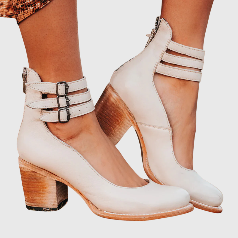 Women's Buckle Ankle Boots