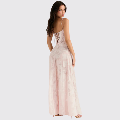 Women's Lace Corset Maxi Dress