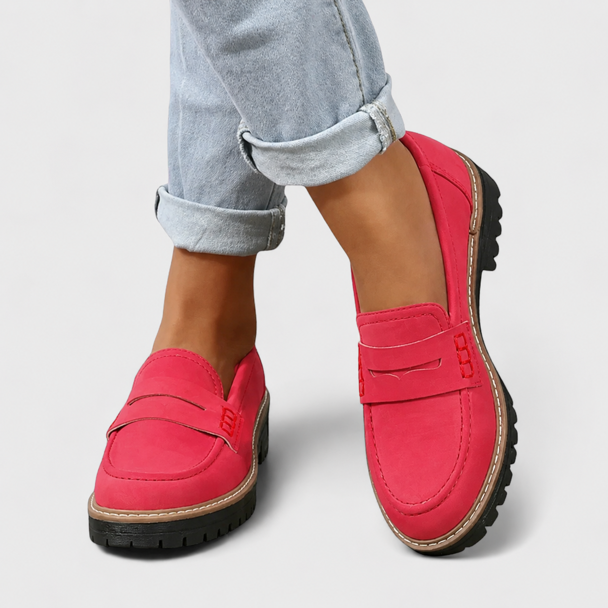 Women's Platform Lug Sole Loafers