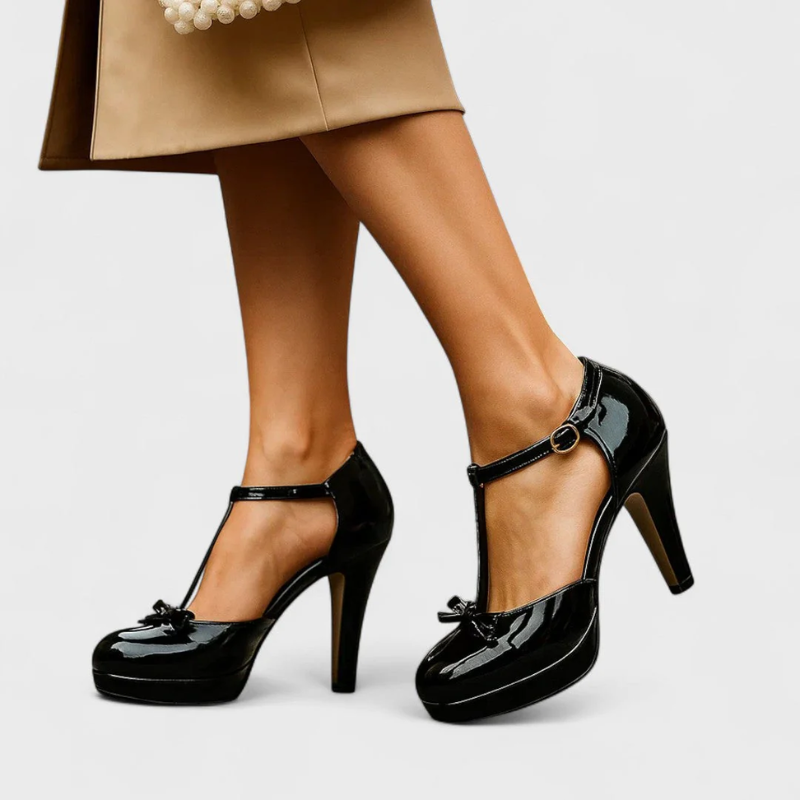 Women's T-Strap Platform Heels